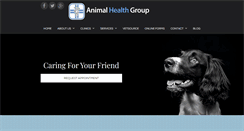 Desktop Screenshot of animalhealthgroup.com